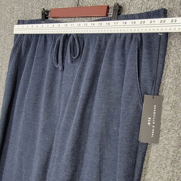 Shaquille O'Neal Sweatpants Mens 4XLT Big and Tall XLG Blue Athletic Lounge - Picture 5 of 15